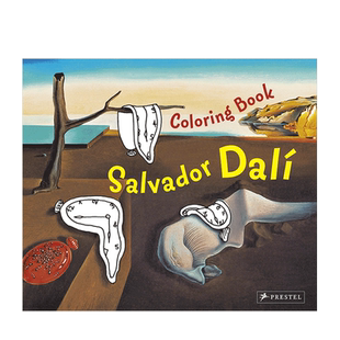 【预售】萨尔瓦多·达利:绘画本英文外国美术20世纪进口原版外版书简装Colouring Book DaliDoris KutschbachPrestel