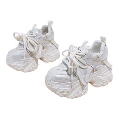 森马官方正品女鞋老爹鞋女内增高