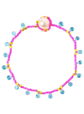 玄彩凤时尚彩色串珠手链