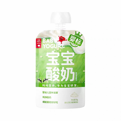 乐纯婴标宝宝酸奶80g*4袋