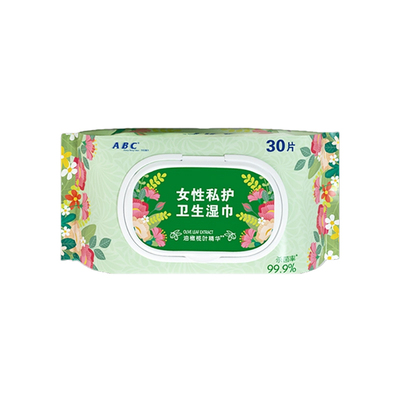 ABC私处湿巾女性私处护理湿巾 30片装*1包-H