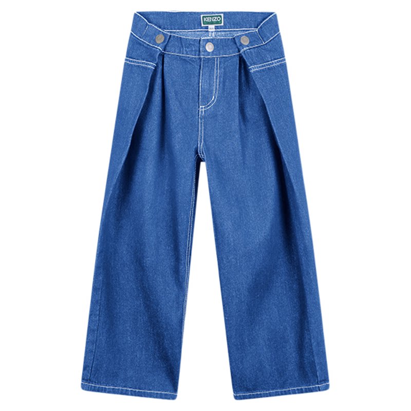 【早秋甄选】KENZO KIDS童装儿童休闲宽松牛仔长裤K61327