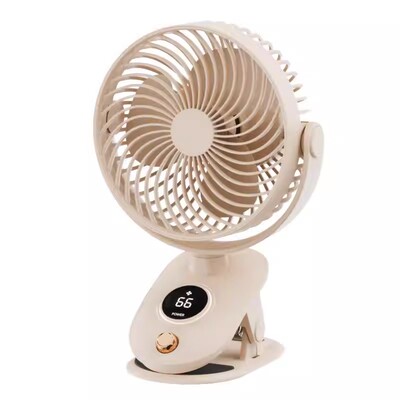 【冰感循环冷风】摇头夹式小风扇