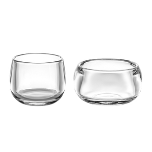 水晶扳指杯高档玻璃杯透明杯子主人杯个人专用单杯功夫小茶杯茶具