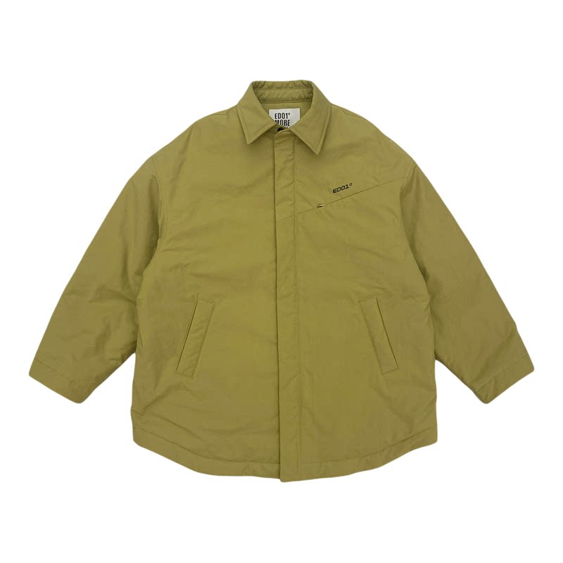 edo一度童装冬季复古翻领棉服