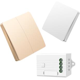 鸿雁无线遥控开关模块无线面板免布线随意贴双控家用220v