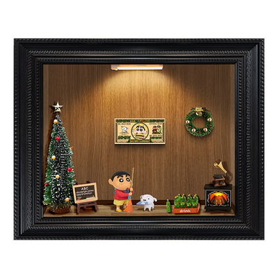 电表箱装饰画复古风磁吸DIY壁画