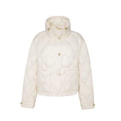 GUESS金属纽扣立领羽绒服