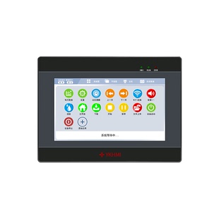 中达优控触摸屏PLC一体机兼容三凌台达厂家直销可编程温度控制器