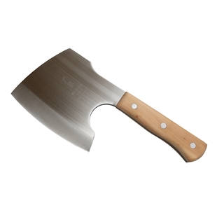 广家刀 斩骨斧子 不锈钢手工锻打加厚 锋利砍剁大骨头屠夫厨师用