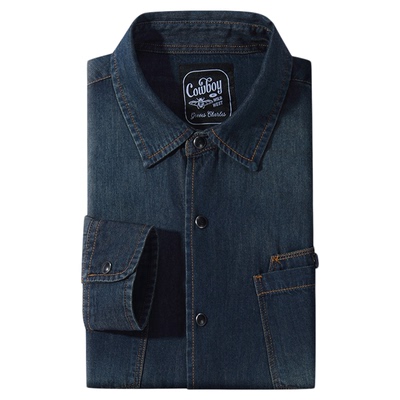 男士休闲牛仔衬衫GIEVESCHARLES