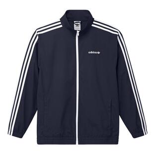 adidas阿迪达斯三叶草男女装梭织防风FIREBIRD立领夹克外套IY1631