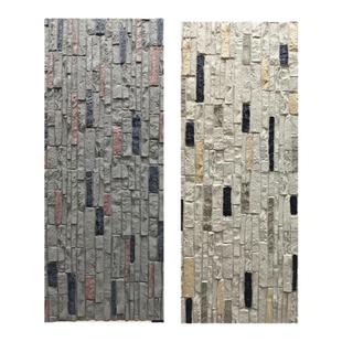 PU条岩石石皮仿真石材轻质仿真毛石蘑菇文化石室内外电视背景墙