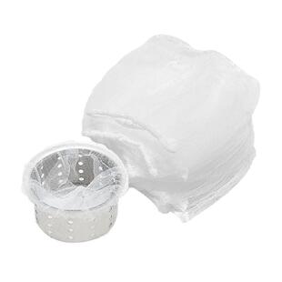 500只升级一次性厨房水槽过滤网下水道水池洗碗槽地漏提笼网袋兜