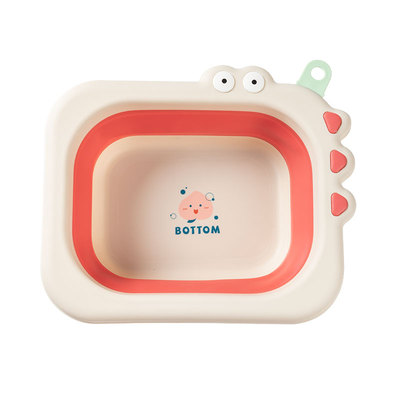 如山婴儿宝宝专用折叠洗脸盆