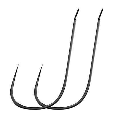 平打袖钩极细条鱼钩有刺无刺