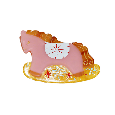 BeanAndBeanan 梦境木马醋酸抓夹 可爱发饰女生马年礼物甜美氛围