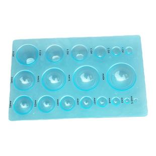 【具象】黏土等比例超轻粘土取量器凹凸取泥器半圆模具调色带刻度