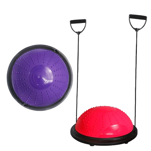 瑜伽训练平衡盘篮球训练平衡垫儿童半圆气垫按摩球舞蹈练功平衡球