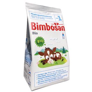 Bimbosan宾士伯瑞士进口bio有机婴幼儿童牛奶粉1一段消化口感好