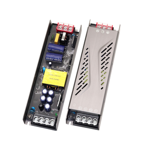 超薄半灌胶灯带变压器24V12V小体积线形灯箱电源100W200W300W400W