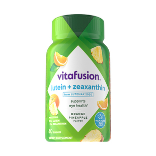 vitafusion叶黄素软糖成人护眼蓝莓正品保护眼睛40粒