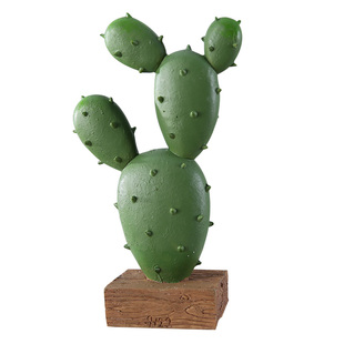 仿真仙人掌绿植电视柜装饰拍照小摆件酒柜书架玄关家居饰品道具