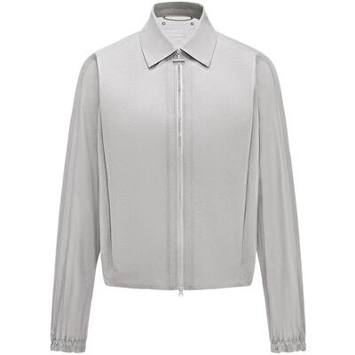 [AREAL系列]波司登26高奢线女衬衫领蝙蝠袖短外套肌理感轻盈柔软