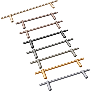 圆管立柱铝合金栏杆木柜支撑脚护拦档杆围栏装饰杆安全挡条香槟金