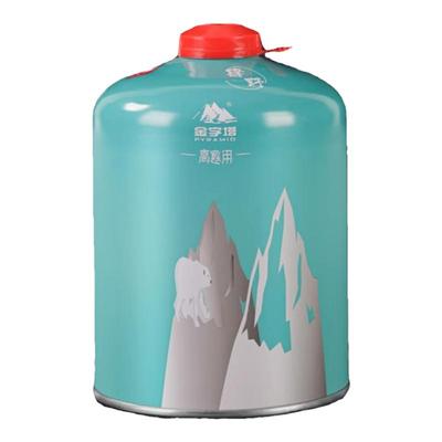 高寒户外便携式高原高山野外野炊野营GAS瓦斯丁烷燃气煤气扁气罐