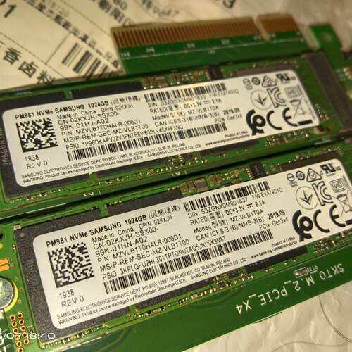 【议价-可维修】存储器 PM981 1TB 1024GB 电子配件  /均有货