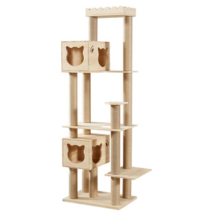 室内猫别墅猫抓板猫跳台猫树猫爬架太空舱猫窝猫咪用品猫抓柱