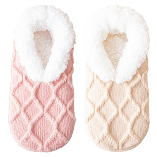 地板袜子女冬季加厚保暖成人室内地毯防滑珊瑚绒鞋袜套家居睡觉