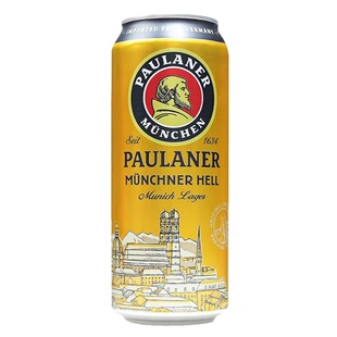 进口现货保拉纳柏龙大麦啤酒德国进口黄啤500ml*整箱装特价