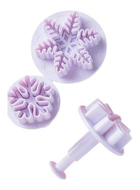 雪花爱心蛋糕装饰摆件烘焙模具