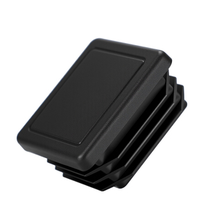 方管堵塞头正长方形钢管盖帽封口盖桌椅凳家具脚垫内塞式塑料堵头