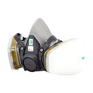 3M 6200配6006防毒面具甲胺防甲醛防氟化氢有机蒸气氨气喷漆