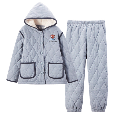 【强抗寒夹棉】男童家居服可外穿