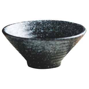 4.5寸陶瓷碗单个小碗日式碗具米饭碗家用复古餐具创意斗笠碗小号