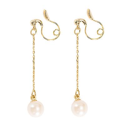 osewaya清新人造珍珠森系耳骨夹