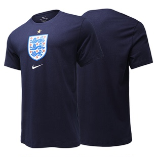 NIKE耐克英国队英格兰男子足球T恤夏季纯棉经典运动休闲风IH2177