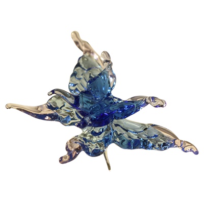 淄博博山陶瓷琉璃大观园手工琉璃蝴蝶戒指小众设计网红爆款潮流