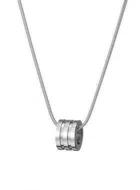 简约不掉色几何项链钛钢锁骨链