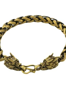 道系饰品双龙头手链中国风手镯