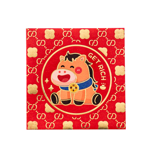 港式卡通红包2026马年新款创意个性小号压岁红包高档烫金利是封袋