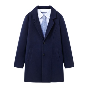 职业装毛呢大衣女款风衣邮储建设银行酒店4S店物业工作服西装领