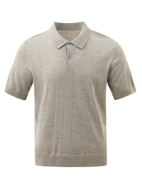 【100%丝光绵羊毛】高品贴肤Polo