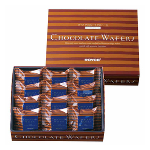 【现货】日本ROYCE榛子巧克力威化夹心饼干生巧伴手礼盒进口零食