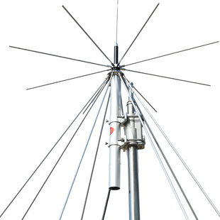 老鹰 D130 盘锥天线 超宽频段25-1300MHz 宽带天线 航空接收 1.7m