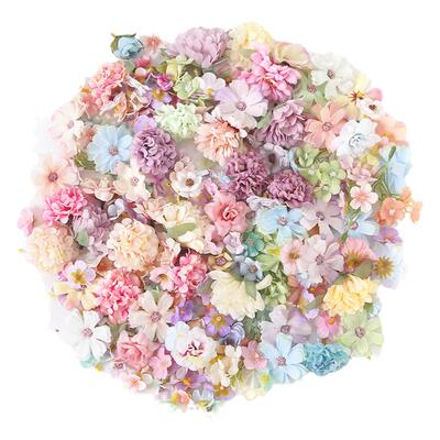 婚庆簪花装饰绢花头饰配件假花